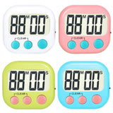 Digital Kitchen Timer, Big Digits Loud Alarm Magnetic Backing Stand Lcd Display, Large Digits, High Alarm, Countdown & Countup
