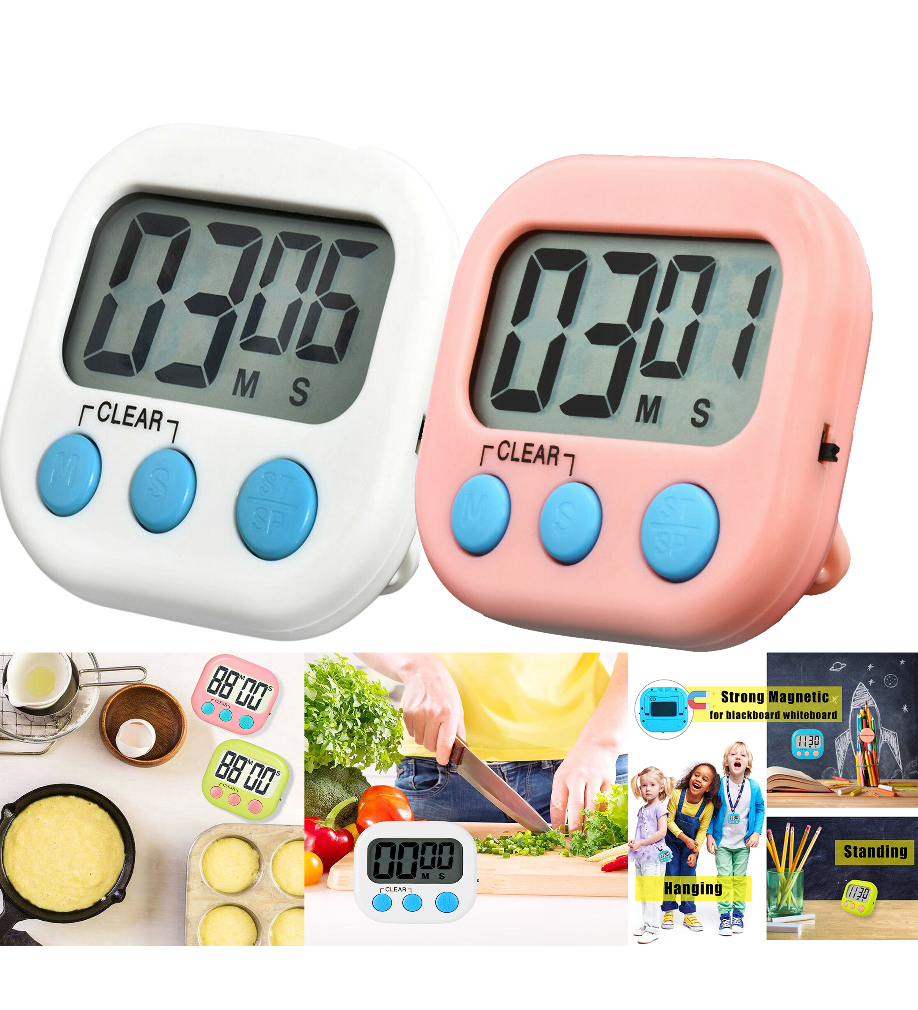 Magnetic Lcd Kitchen Timer   – Madison